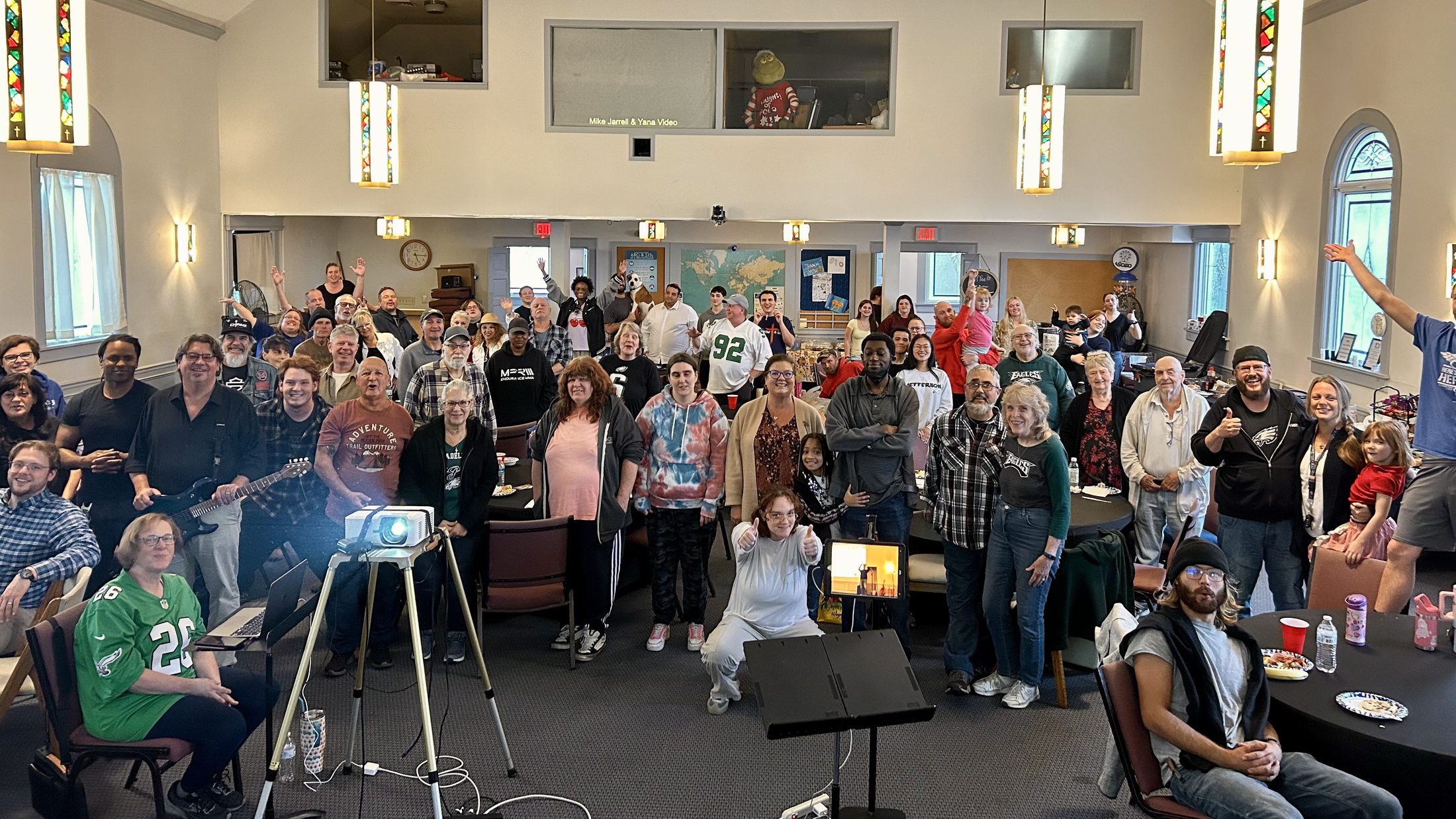 The Sozo Communities family gathered in the fellowship hall